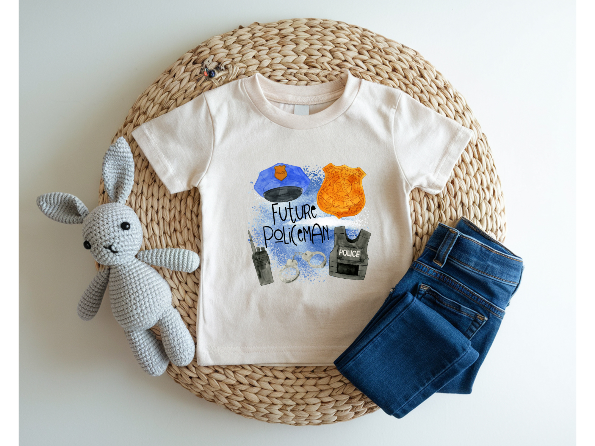 Future Policeman Toddler Tee