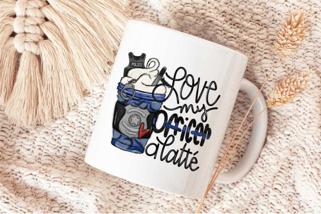 Love My Officer a Latte - Mug