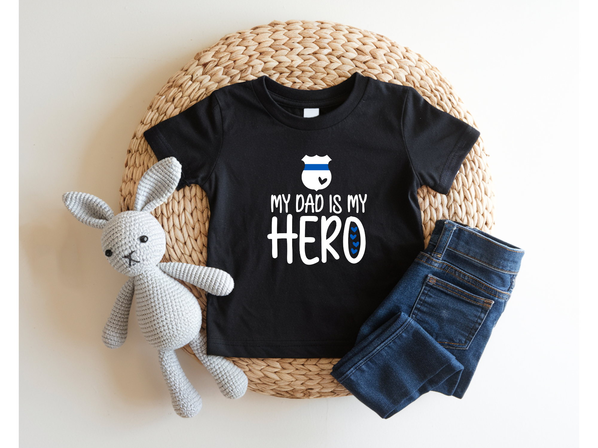 My Dad Is My Hero Toddler Tee