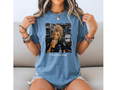 Blonde EMS Girl "I Live Here Now" Graphic Tee