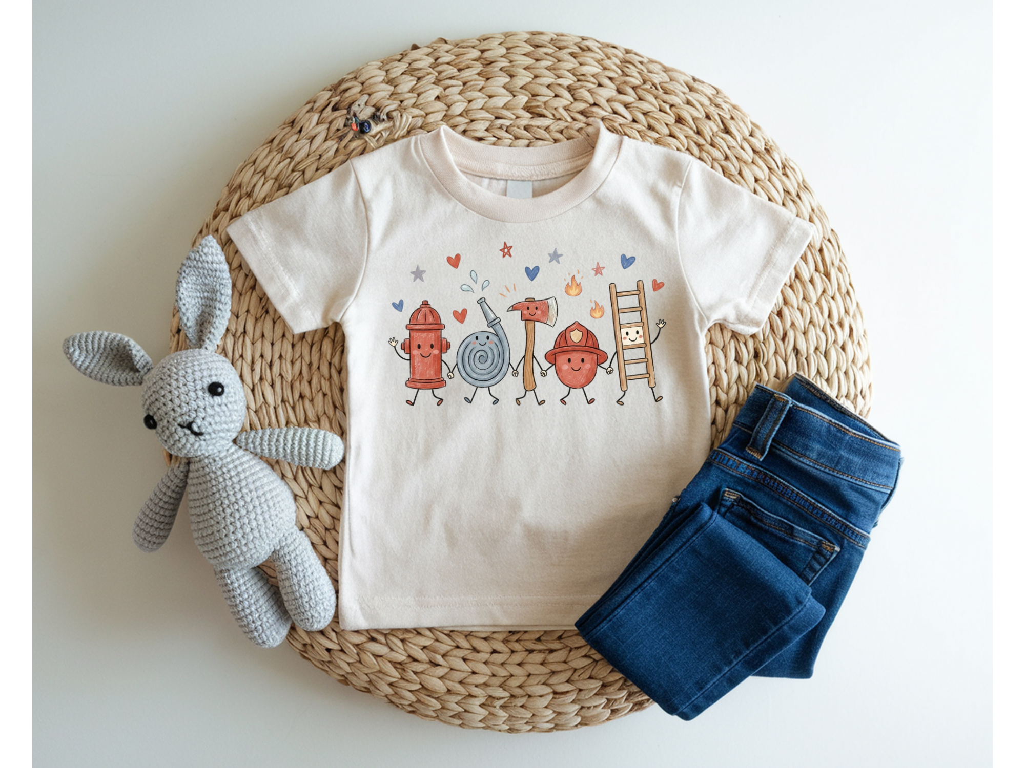 Firefighter Friends Toddler Tee
