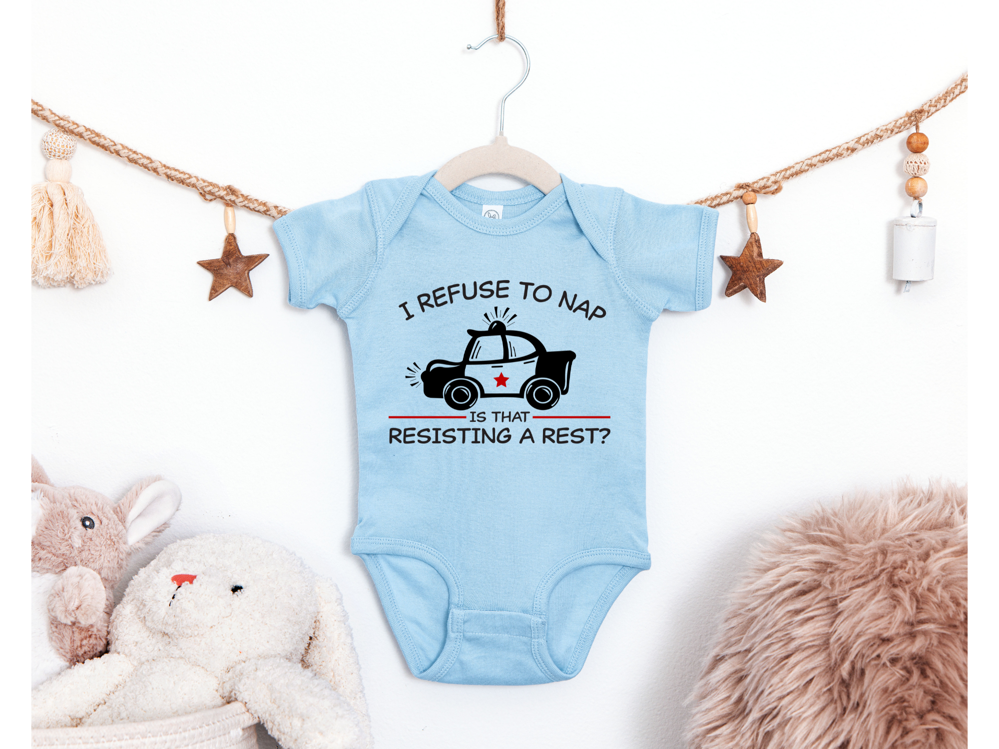 I Refuse To Nap Is That Resisting A Rest Baby Bodysuit