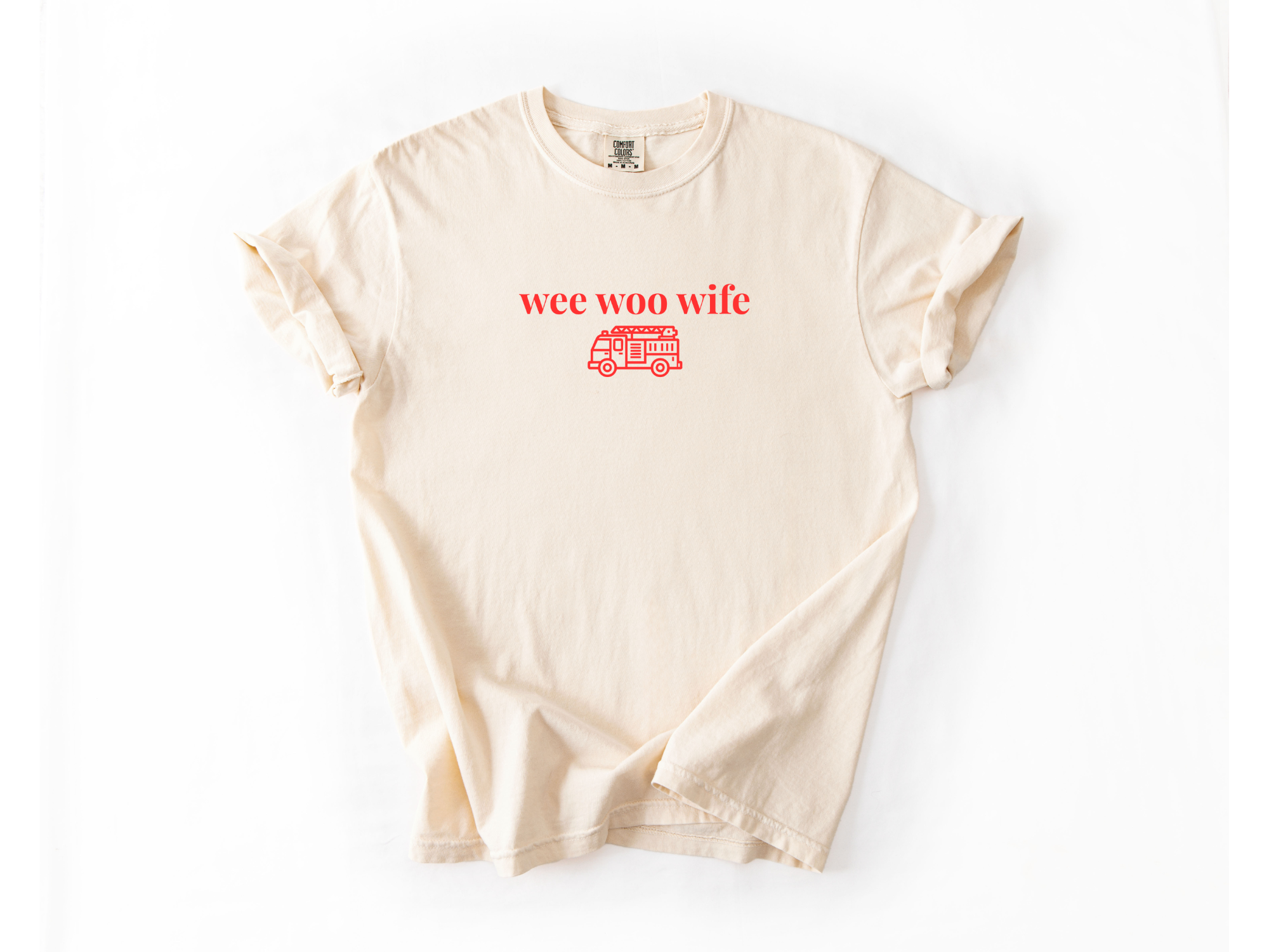Wee Woo Wife - Fire Tee
