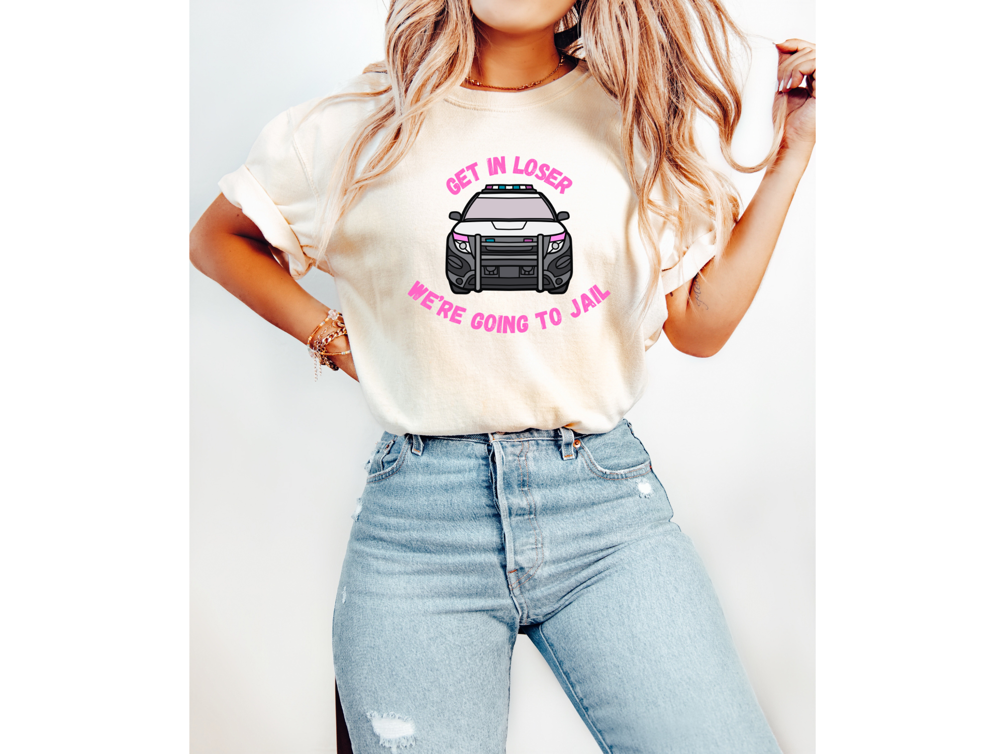 Get In Loser, We're Going To Jail Tee