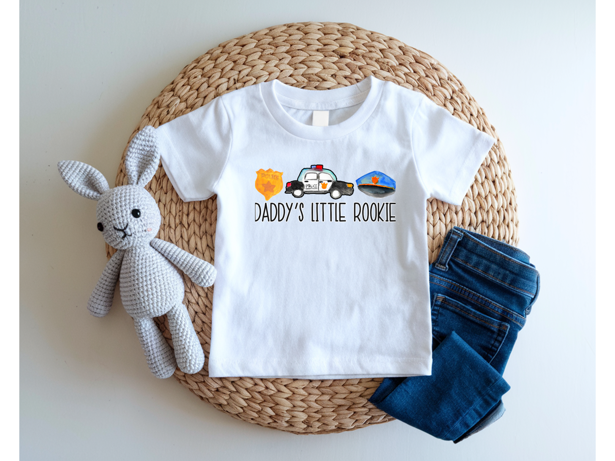 Daddy's Little Rookie Toddler Tee