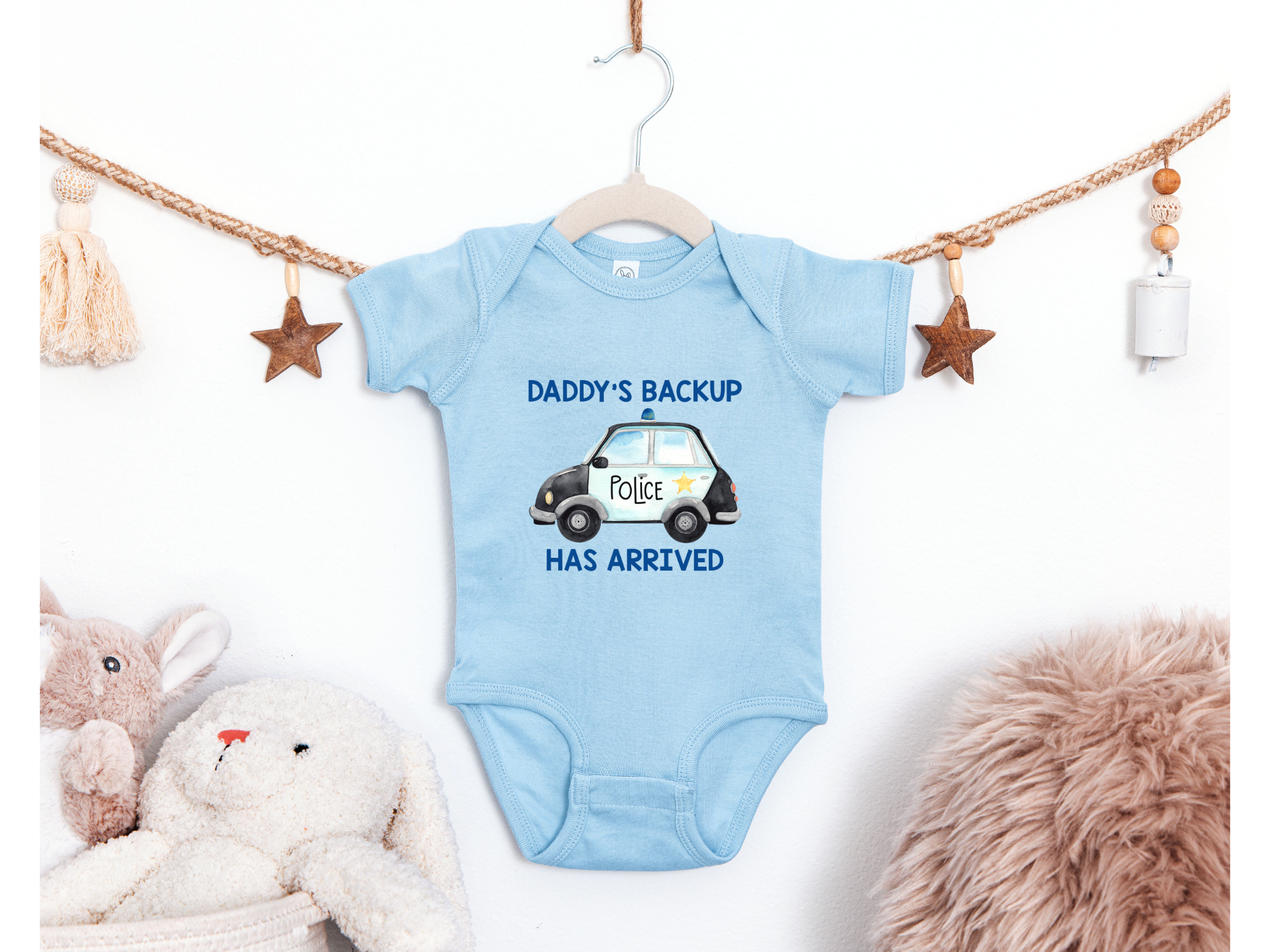 Daddy's Backup Has Arrived Baby Bodysuit