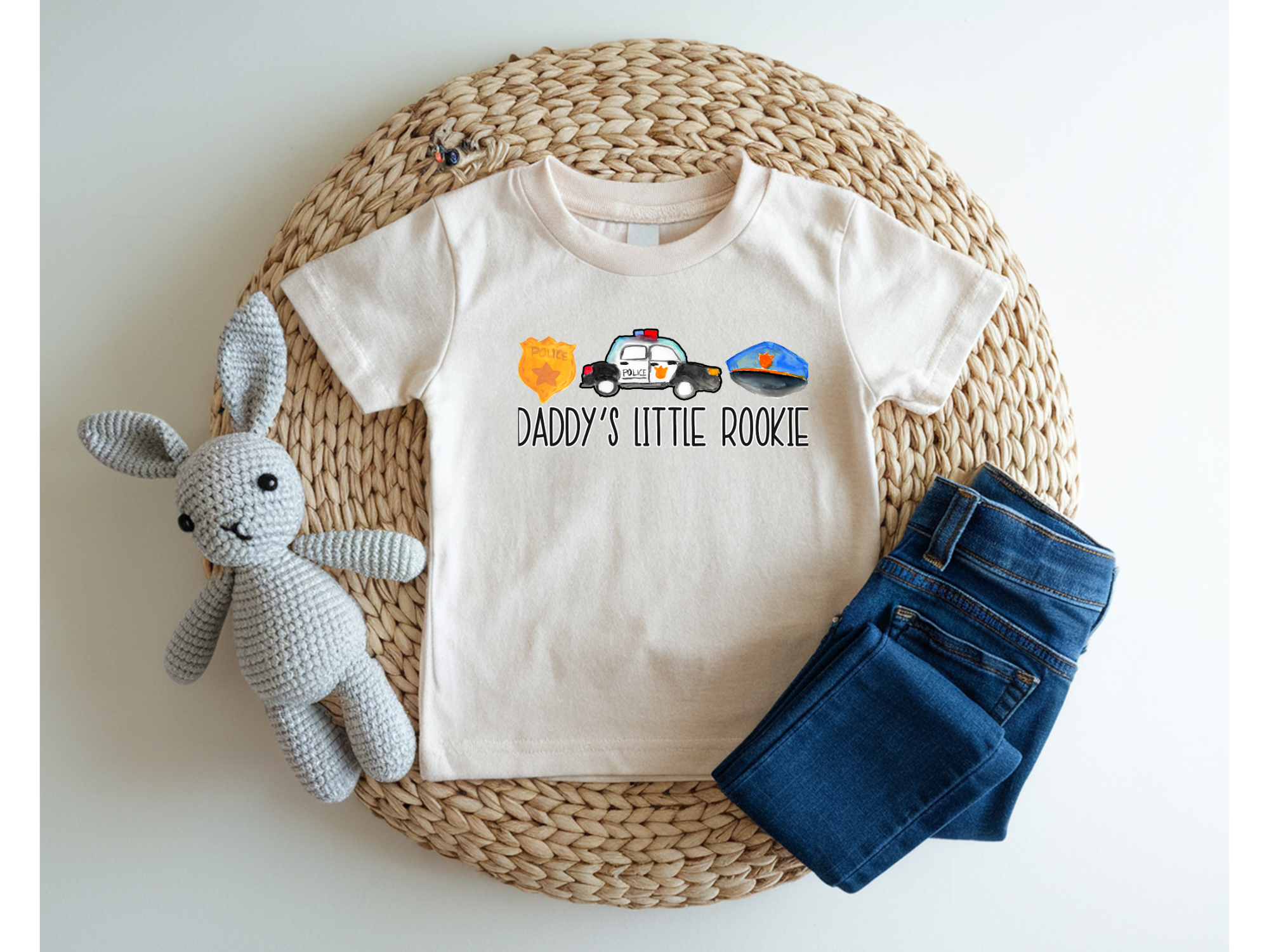 Daddy's Little Rookie Toddler Tee