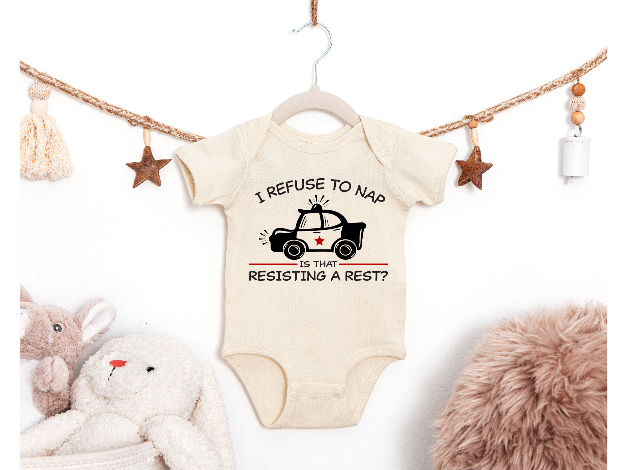 I Refuse To Nap Is That Resisting A Rest Baby Bodysuit