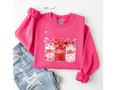 Heart Bow Soda Crewneck