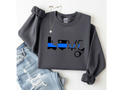 Thin Blue Line LOVE Crewneck