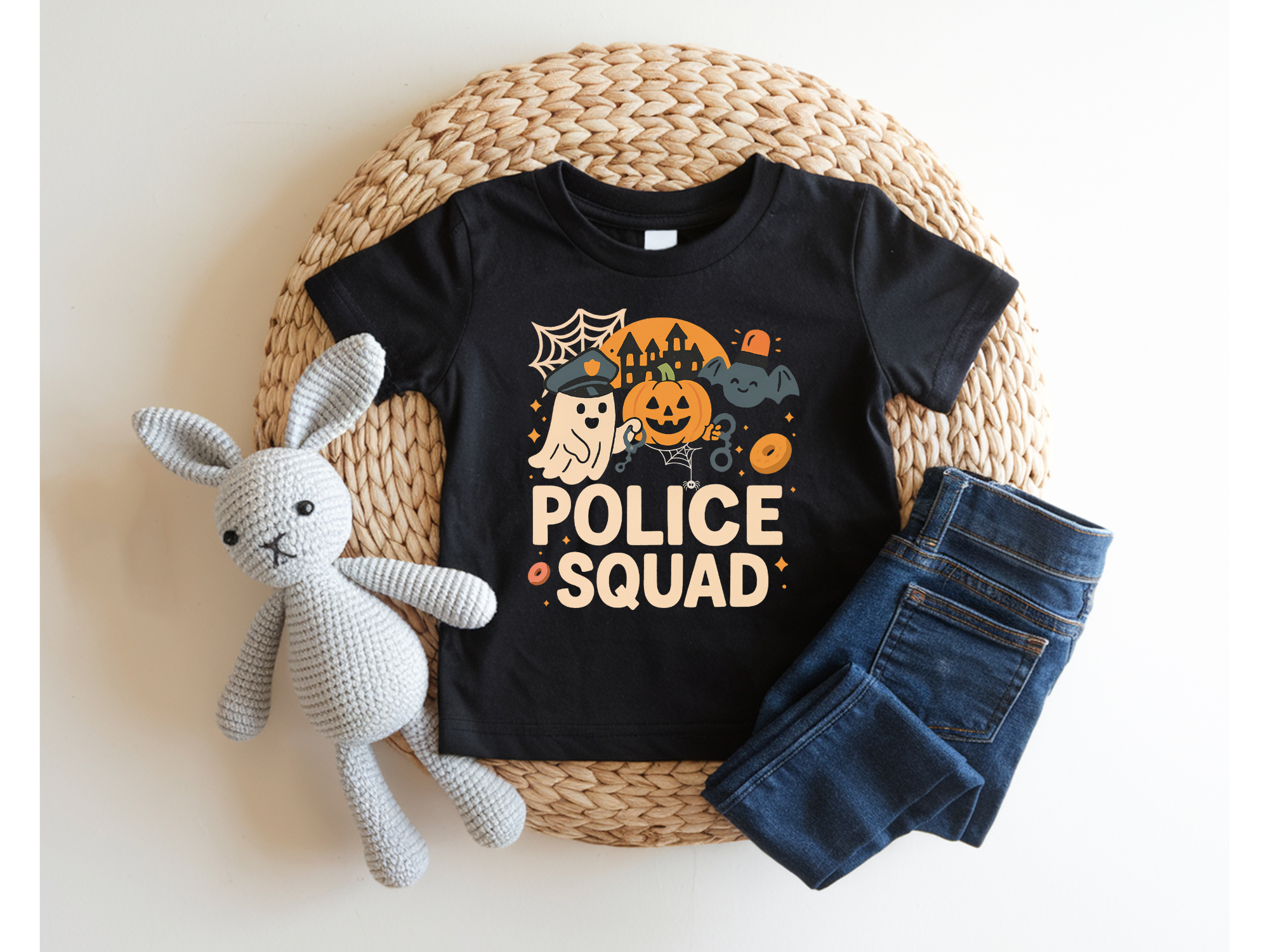 Halloween Police Squad Toddler Tee