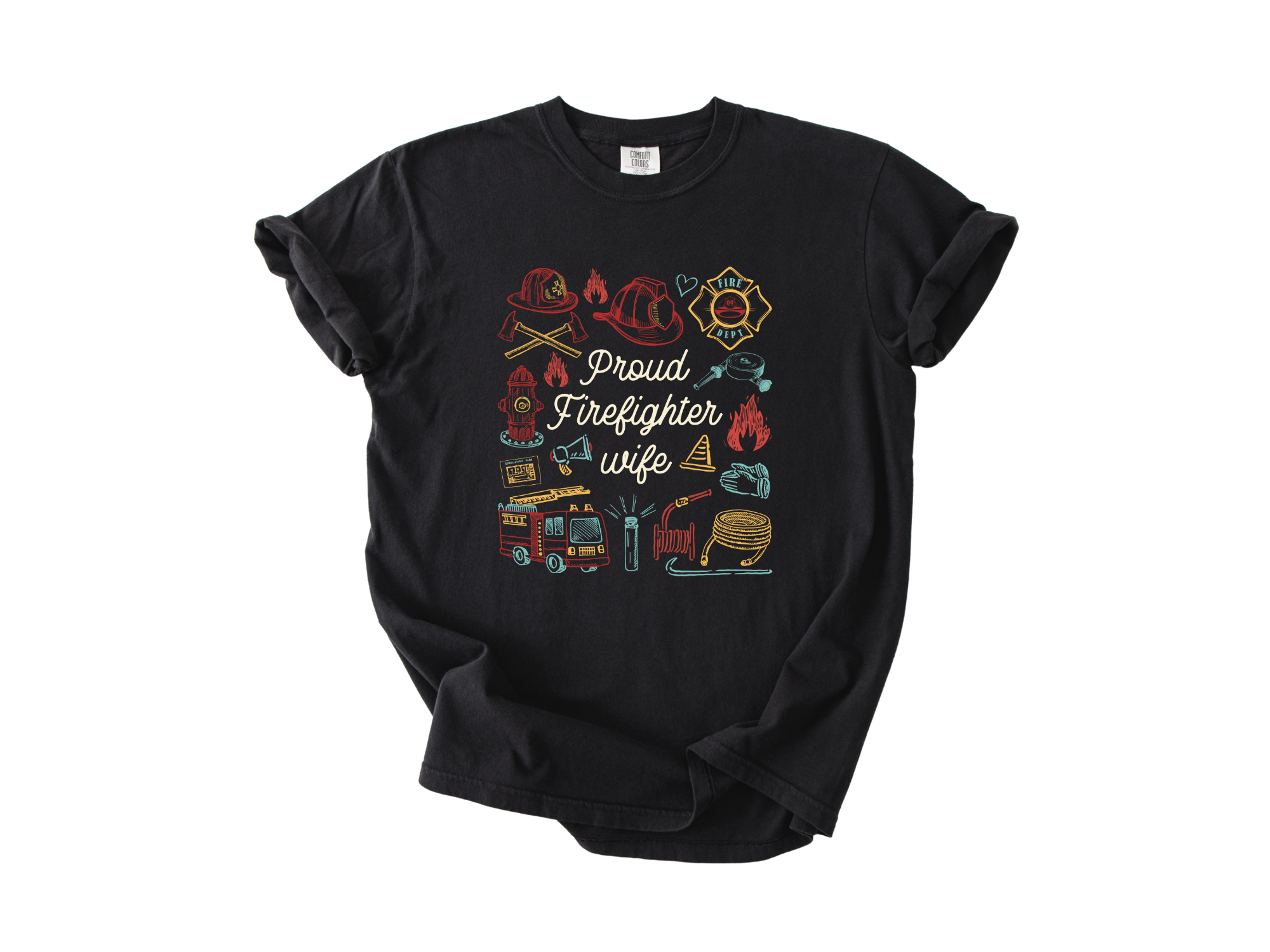 Proud Firefighter Wife Tee